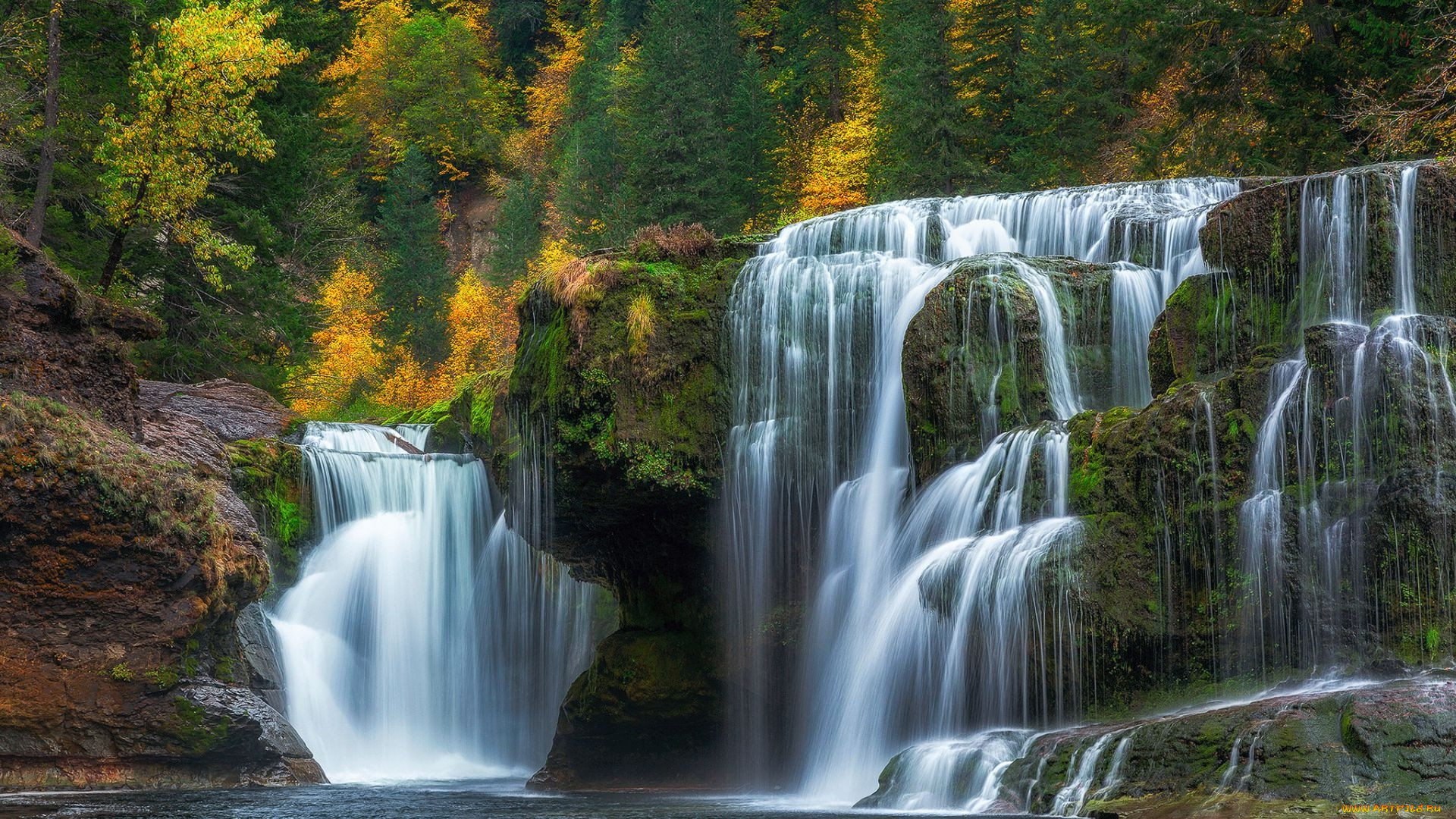 lower lewis river falls, washington, , , lower, lewis, river, falls